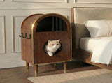 Cat Litter Box Enclosure ,-in-1 Condo Cat Bed, Cat Shelter Furniture with Two-Level Cozy Haven for 60622681