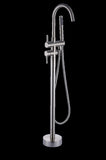 Single Handle Freestanding Tub Filler Floor Mount Bathtub Faucet with Handheld Shower W1932P172283