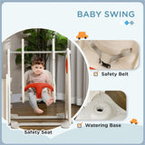 ZUN Kids Swing and Slide Set 21329538