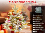 50 LED Lifelike Artificial Christmas Tree - 8 Lighting Modes, Auto 6H/18H Timer & IP44 Waterproof, 43340012