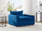 Sleeper Sofa Chair Bed, Convertible Sofa Chair 3-in-1, Adjustable Sleeper Chair Pullout Sofa Bed W1117P265775