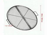 36 Inch Foldable Round Cooking Grate, with Handle & X Wire Support, Portable Campfire BBQ Grill 66891084