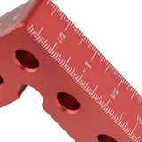 Get Precise Woodworking Results with 6pc Set of 14cm 90 Degree Angles Positioning Squares & Clamps 08803935