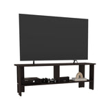 Navia 47" Wide Tv Stand with Two Shelves, for Living room, Bedroom, Entertainment Dark Walnut B200P286938
