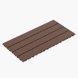 2FT Patio Deck Tiles, DIY Module Interlocking Decking Tiles Floor Tile,Easy and Quick Installation W206P195966