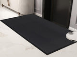 1PC Dark Gray PVC Composite Commercial Entrance Mat, 90x180x0.7cm, Extra-Long Heavy-Duty Floor 54887003