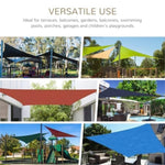 ZUN Shade Sail Cloth /Shade Sail Canopy -AS （Prohibited by WalMart） 12391137