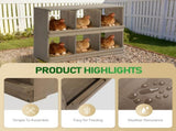Nesting Boxes for Chickens, Wooden Chicken Nesting Box, Laying Eggs Nest Box for Chickens Hens 28714586