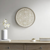 Round Two-tone Medallion Wall Decor B03598801