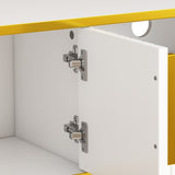 Luxury Minimalism TV Stand with Open Storage Shelf for TVs Up to 85", Entertainment Center with 46649276