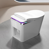 Smart Toilet With Foot Sensing Open Cover & Seat, Buttons Control, Night Light, Leakage Protection, W1865P253926