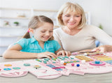 11-in-1 Montessori Wall Busy Board - 3 Toddler Sensory Toy, Castle Style, Skill-Building 80727718