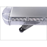 White/Amber 55" 104W LED Strobe Light Bar Emergency Beacon Hazard Warning Flash 62027147