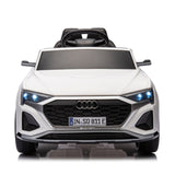 ZUN 12V Kids Ride On Electric Car w/Parents Remote Control,Licensed Audi SQ8 for Kids,Dual W1396P143148