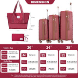 5-Piece Set ,PP Hardshell Carry on Luggage Set with TSA W284P210220