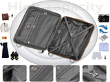 Luggage Sets 6 Piece with Duffel Bags, Hardside Expandable Suitcases with Spinner Wheels TSA Lock, 95031045