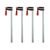 4Pcs Heavy Duty F Clamps Woodworking Bar Clips Quick Slide DIY Hand Tool Kit 80*600mm 81114817