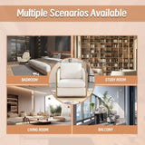 COOLMORE Corduroy Barrel Chair, Comfortable Accent Sofa Chair for Living Room, 360 Degree W395P220270