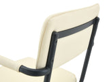 Dining Chairs Set of 4, Huggable Upholstered Dining Chairs with Premium Leather, Table-Hangable W3493P449277