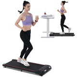 ZUN NEW Walking Pad Under Desk Treadmill for Home Office -2.5HP Walking Treadmill With Incline 0.5-4MPH MS312895AAB