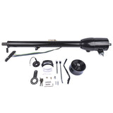 32" Black Stainless Automatic Tilt Steering Column Shift with Key, Adapter 09163059