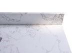 Montary 49x22inch bathroom stone vanity top engineered stone carrara white marble color with W50921983