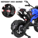 ZUN Electric Motorcycle for Kids, kids ride on motorcycle, 12V Electric Dirt Bike with Training Wheels, W1760P169963