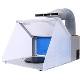 Portable Airbrush Spray Booth with 3 LED Lights, Extra Replaceable Extra Filter Pad, Turn Table and W465P187893