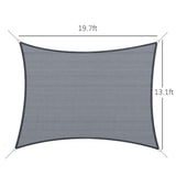 ZUN Shade Sail Cloth /Shade Sail Canopy -AS （Prohibited by WalMart） 11011992