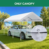 10 x 20 Ft Carport Replacement Canopy Cover Garage Top Tent Shelter with 36 Ball Bungee Cords Heavy W419P278615