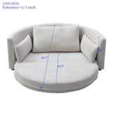 Foldable Sleeper sofa bed, Floor Chair Bed,multi-functional, circular bed, adjustable Futon W1117P174857