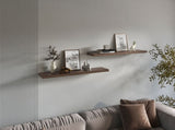 Floating Shelves 1.50" H, with 2 Shelf, Walnut B097P250908