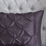 7 Piece Tufted Comforter Set Plum King B03596872
