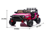24V Kids Ride On Car W/Parents Remote Control,400W Motor,Four Wheel Suspension,Adjustable W1578P356392