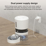 Smart WiFi Pet Feeder 1080P Dual Camera, Night Vision, Voice Control, Programmable Schedule 48871359