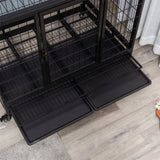 ZUN Dog Crate、Dog Cage 90640507