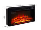 Electric Fireplace Insert 23" 1400W 120V 92279135