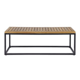 JECO INDUSTRIAL WOOD AND METAL BENCH 62622.00WTCBLK
