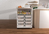 White storage cabinet, large-capacity storage, sturdy and durable, to enhance the taste of home, to W3062P289219