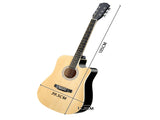 41" Acoustic Guitar for Beginners Adults, Dreadnought Cutaway Basswood Folk Guitar with Gig Bag & 07315815