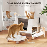 Stainless Steel Enclosed Litter Box for Cats 37625480