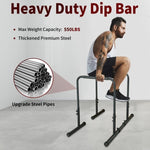 ZUN Power Tower Dip Station Pull Up Bar Stand Adjustable Height Heavy Duty Multi-Function Fitness 27811779