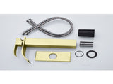 Waterfall Spout Single Handle Bathroom Sink Faucet W2287P154604