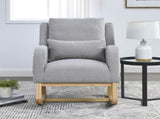 Welike 27.5 "W Modern Accent High Back Living Room Casual Armchair Rocker with One Lumbar W834P356491