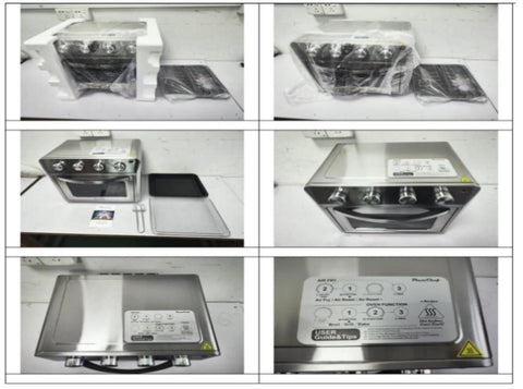 Plum Chef Air Fryer Oven 27.5QT, 6-in-1 Countertop Oven, Air Fry, Bake, Broil, Toast, Warm, W1002P415391