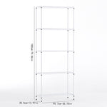 ZUN Wire Shelving Metal Storage Rack Adjustable Shelves, Standing Storage Shelf Units for Laundry W2822P192390