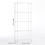 ZUN Wire Shelving Metal Storage Rack Adjustable Shelves, Standing Storage Shelf Units for Laundry W2822P192390