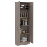 ZUN Virginia Double Door Storage Cabinet, Five Shelves B128P148832