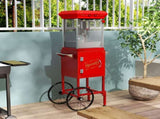 Popcorn Machine with, with Wheels & 6 Oz Pot Popcorn Maker Stainless Steel Oil Spoon, Mobile 26069859