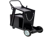 Heavy Duty 2-Tier 4 Drawers Rolling Welding Cart Portable Welder Storage Trolley with Wheels for MIG W465P332930